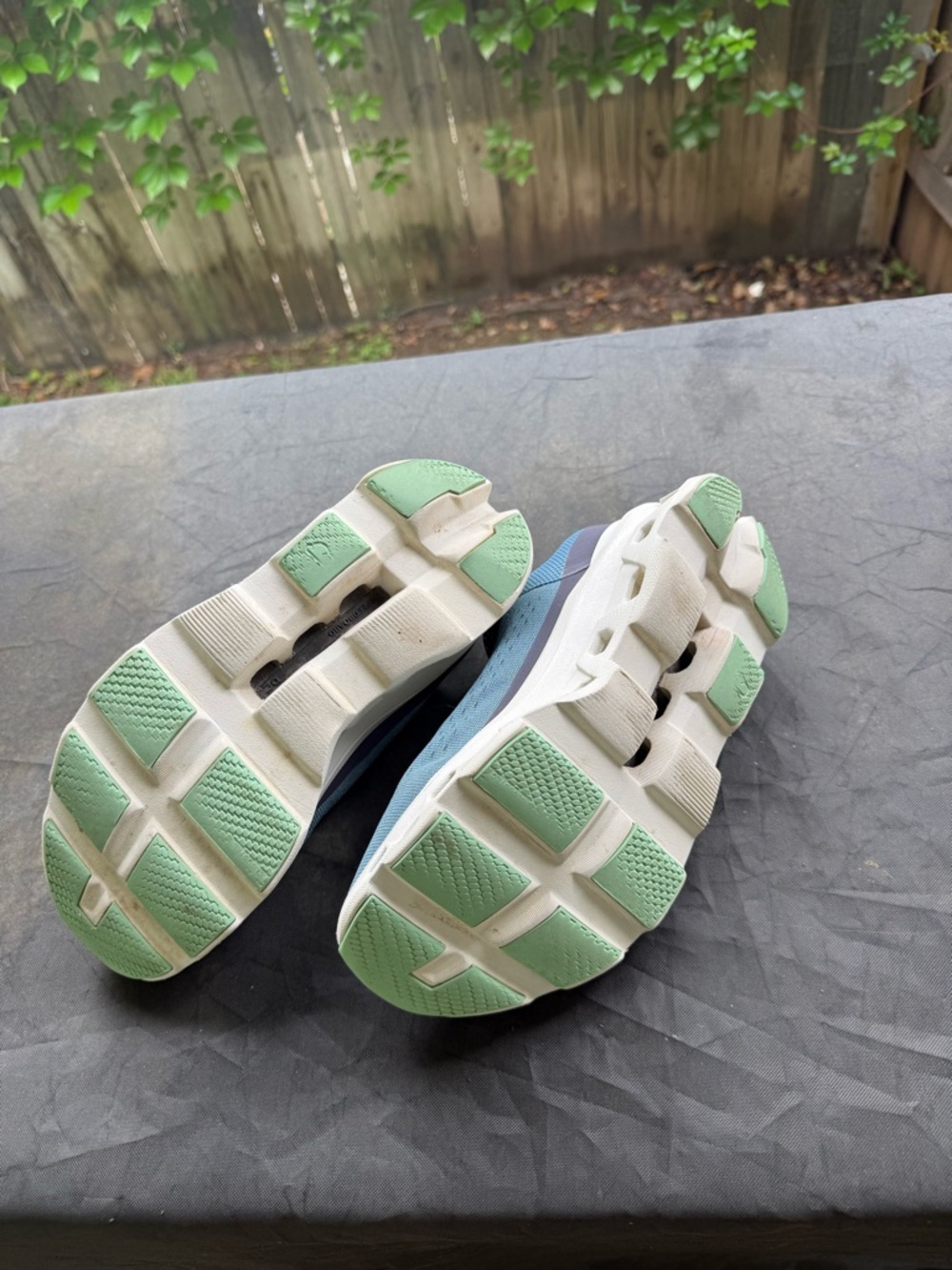 On Cloudmonster Running Shoes Dust/Vapor Size Womens 8 - Picture 8 of 11